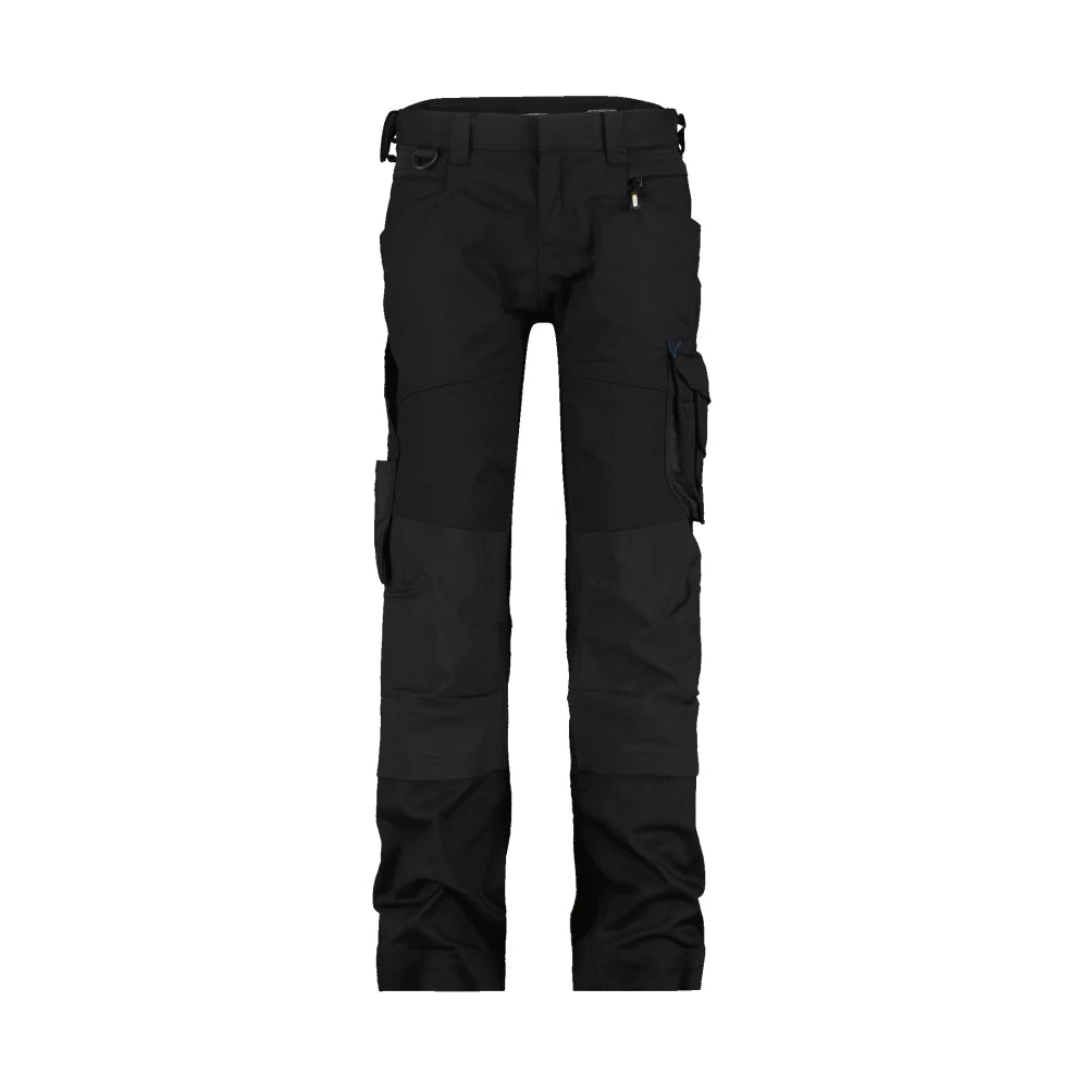 Dassy Dynax Women Werkbroek Met Stretch En Kniezakken Voor Dames 245 G/M² Zwart