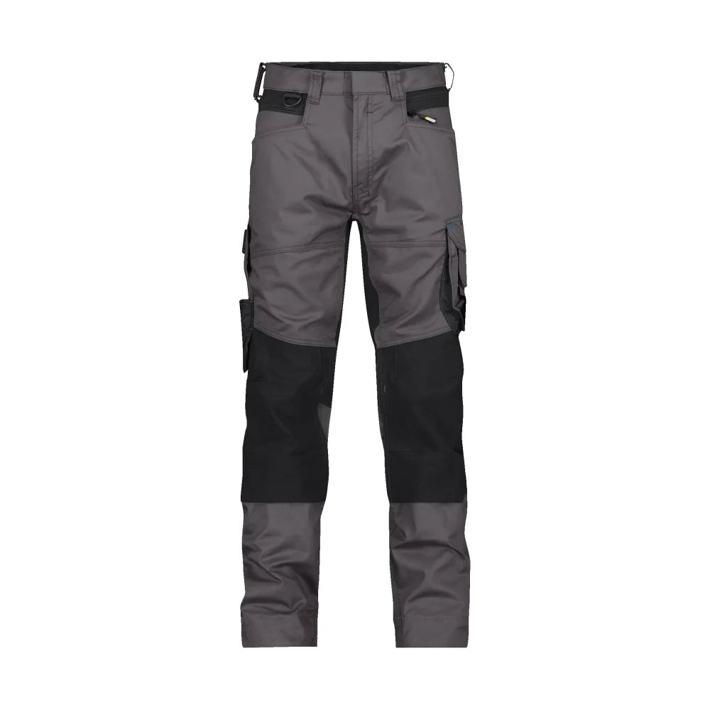 Dassy Dynax Werkbroek Met Stretch En Kniezakken 245 G/M² Antracietgrijs Zwart