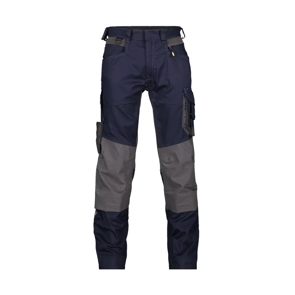 Dassy Dynax Werkbroek Met Stretch En Kniezakken 245 G/M² Nachtblauw Antracietgrijs