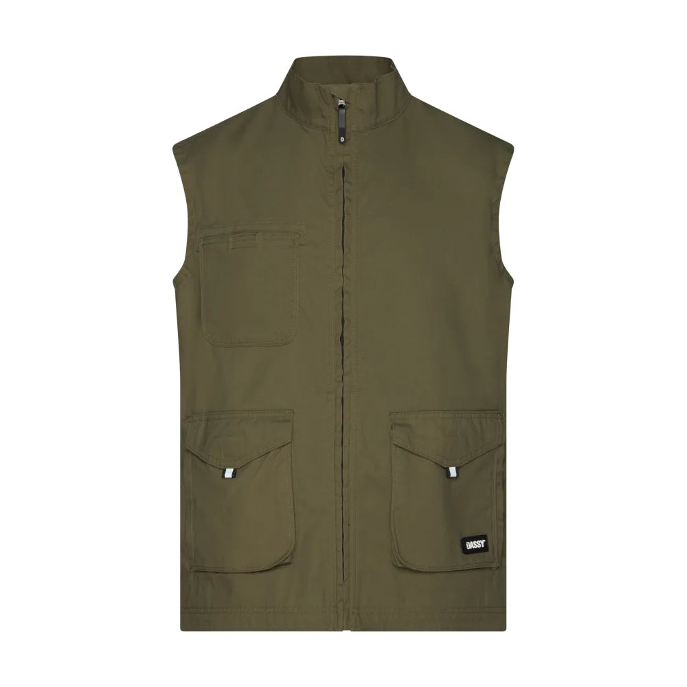 Dassy Ellis Mouwloze Werkvest 245 G/M² Kakigroen