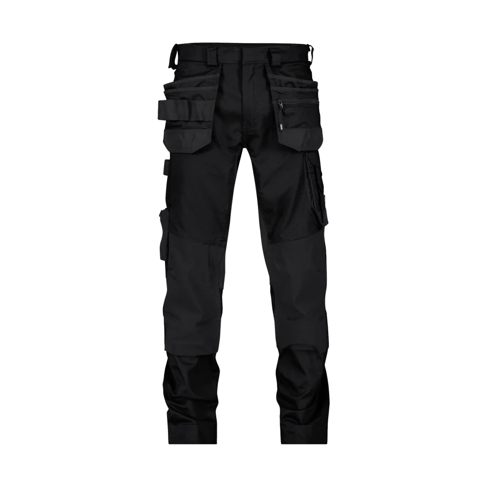 Dassy Flux Next Holsterzakkenbroek Met Stretch En Kniezakken 245 G/M² Zwart