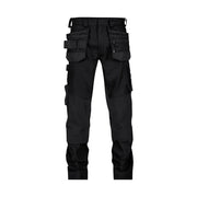 Dassy Flux Next Holsterzakkenbroek Met Stretch En Kniezakken 245 G/M² Zwart