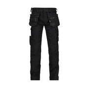 Dassy Flux Holsterzakkenbroek Met Stretch En Kniezakken 245 G/M² Zwart