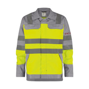 Dassy Franklin Multinorm Hogezichtbaarheidsvest 330 G/M² Fluogeel Grafietgrijs