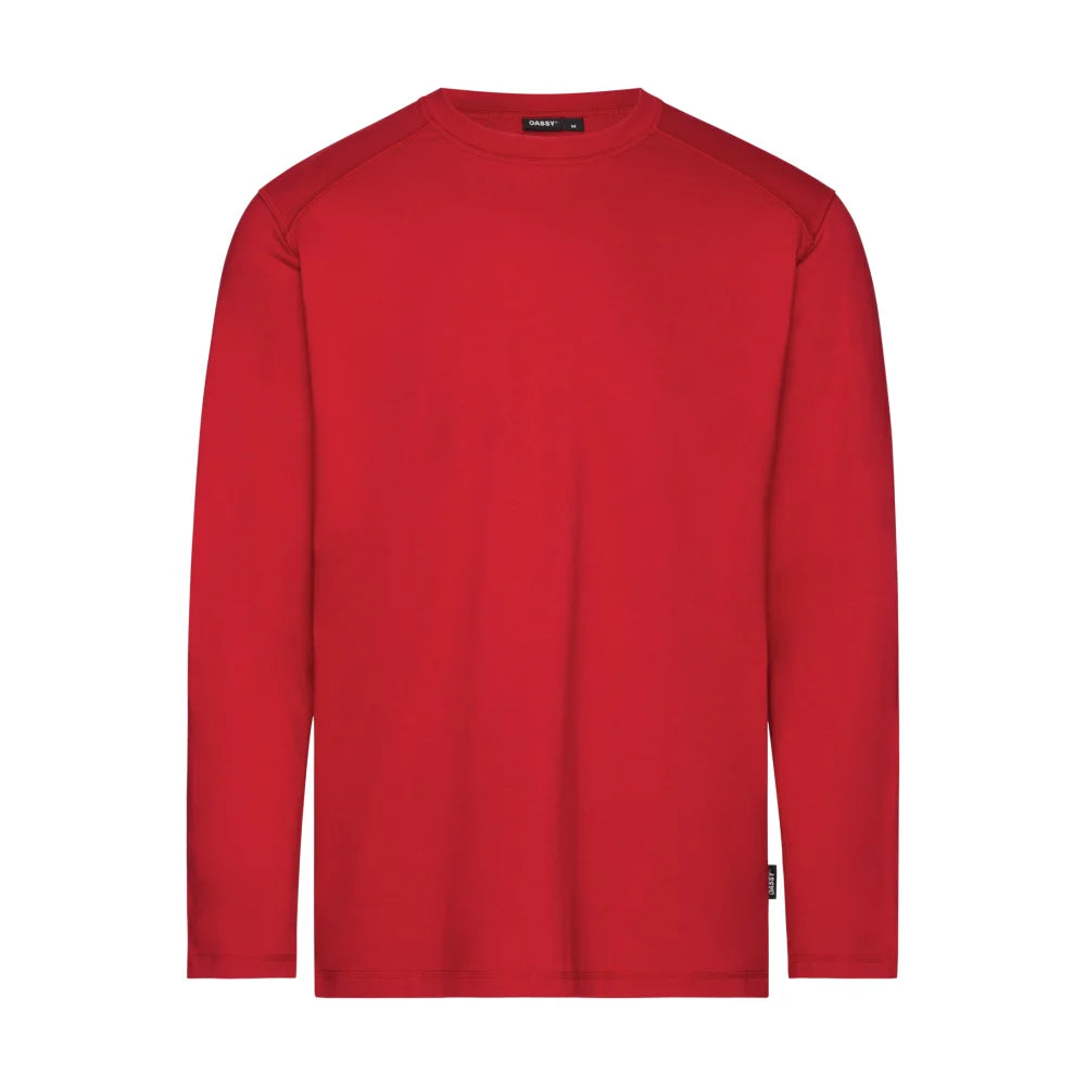 Dassy Fund T-Shirt Met Lange Mouwen 180G/M² Rood