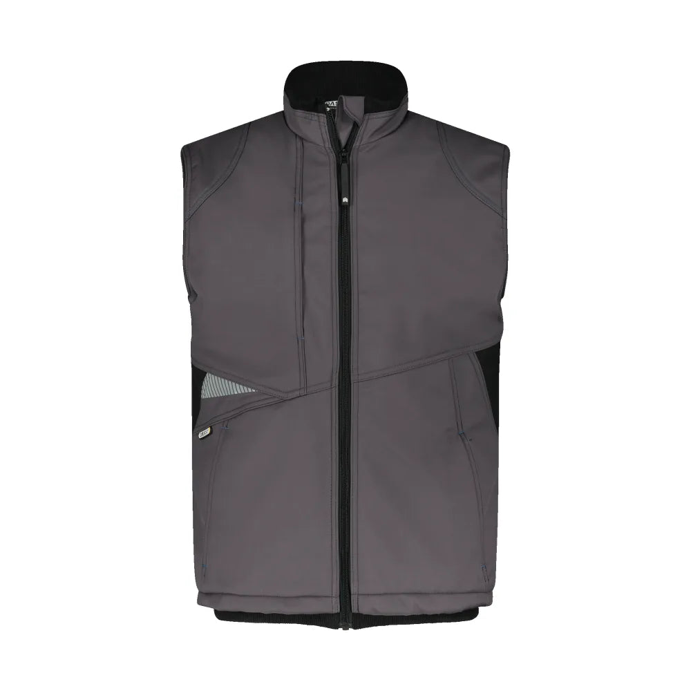 Dassy Fusion Softshell Bodywarmer 280 G/M² Antracietgrijs Zwart