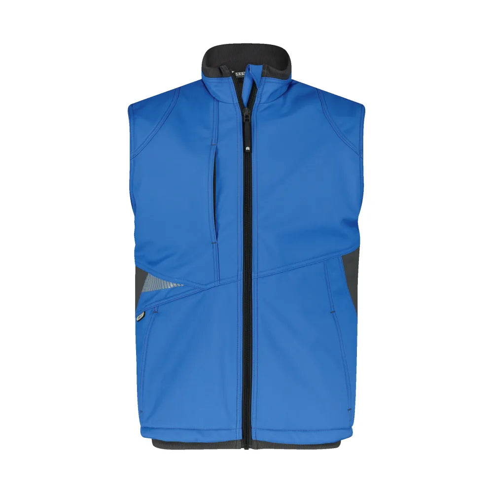 Dassy Fusion Softshell Bodywarmer 280 G/M² Azuurblauw Antracietgrijs