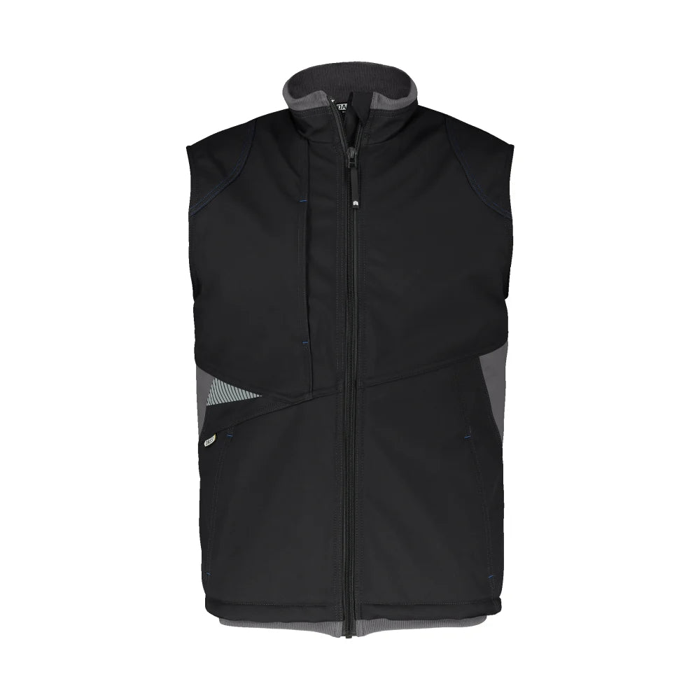Dassy Fusion Softshell Bodywarmer 280 G/M² Zwart Antracietgrijs