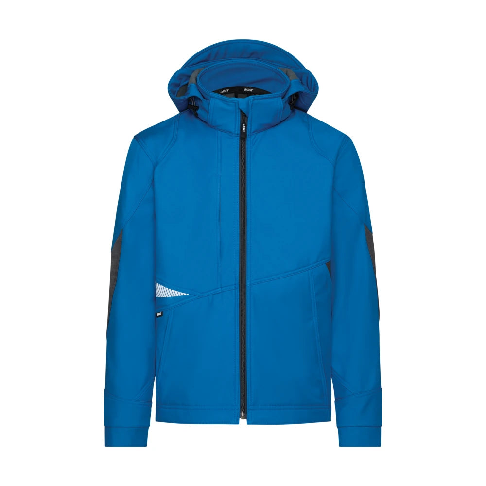 Dassy Gravity Next Softshelljas 280 G/M² Azuurblauw Antracietgrijs