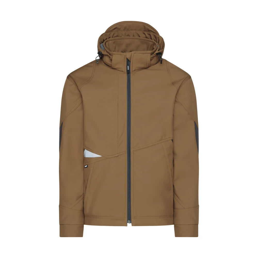 Dassy Gravity Next Softshelljas 280 G/M² Leembruin Antracietgrijs