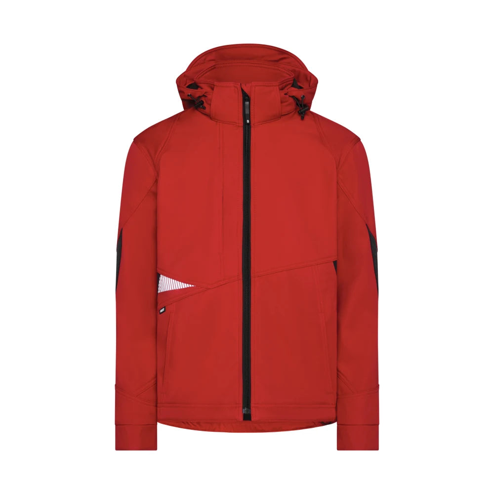 Dassy Gravity Next Softshelljas 280 G/M² Rood Zwart