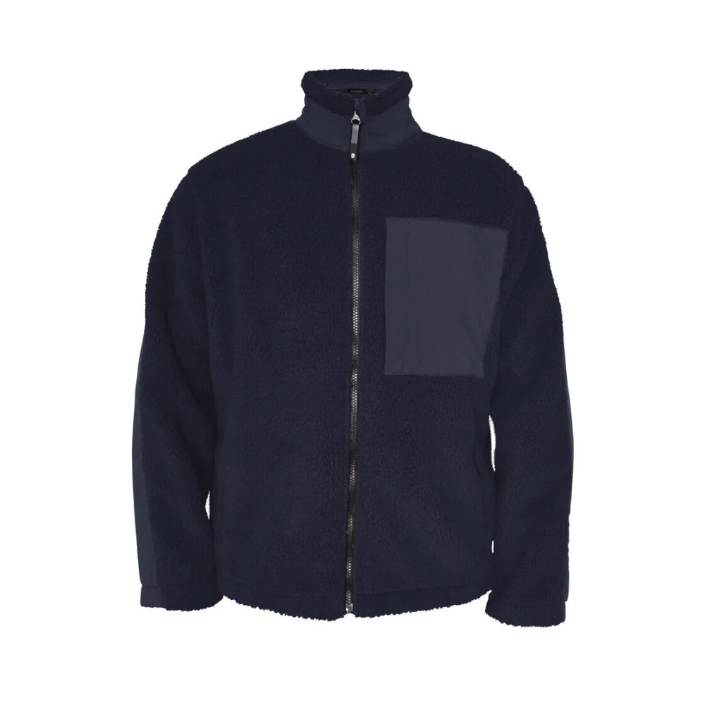 Dassy Haven Pile Jacket 375 G/M² Nachtblauw Zwart
