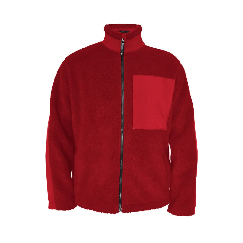 Dassy Haven Pile Jacket 375 G/M² Rood Zwart