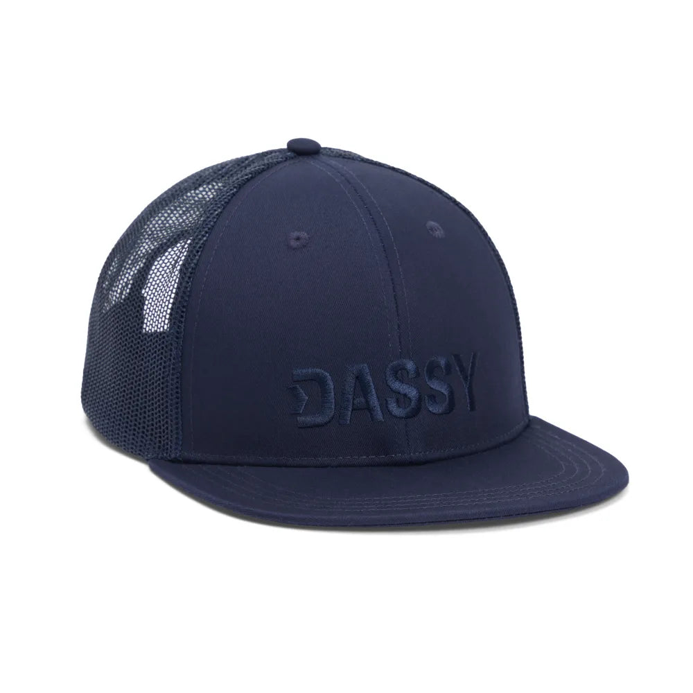 Dassy Hebe Flat Brim Pet Nachtblauw