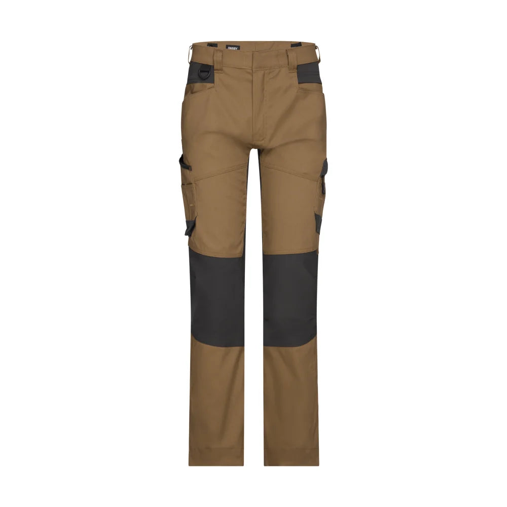 Dassy Helix Next Werkbroek Met Stretch 245 G/M² Leembruin Antracietgrijs