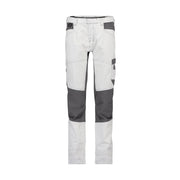Dassy Helix Painters Women Schildersbroek Met Stretch Voor Dames 245 G/M² Wit Antracietgrijs