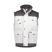 Dassy Hulst Tweekleurige Bodywarmer 245 G/M² Wit Cementgrijs