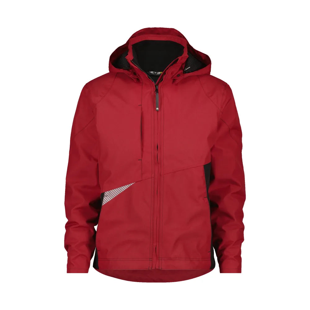 Dassy Hyper Wind- En Waterdichte Werkjas 200 G/M² Rood Zwart