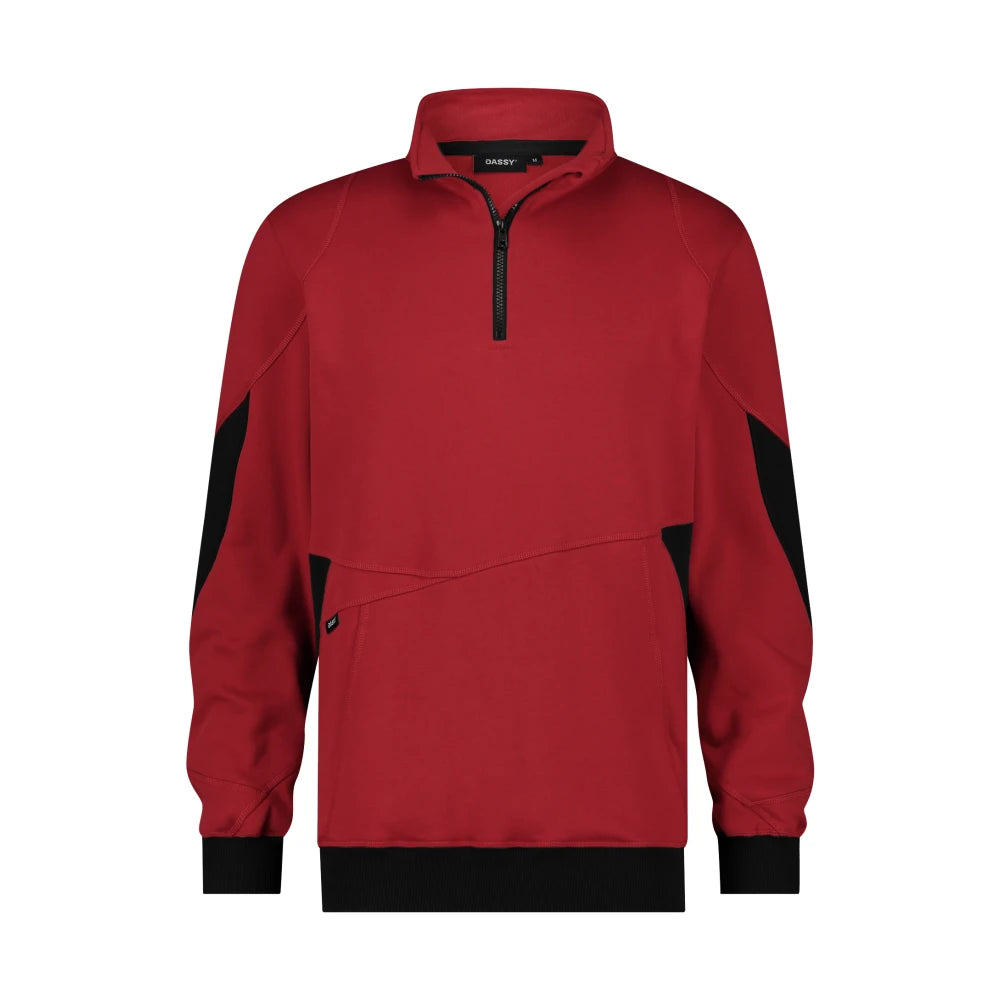 Dassy Hyrax  Next Sweater 290G/M² Rood Zwart