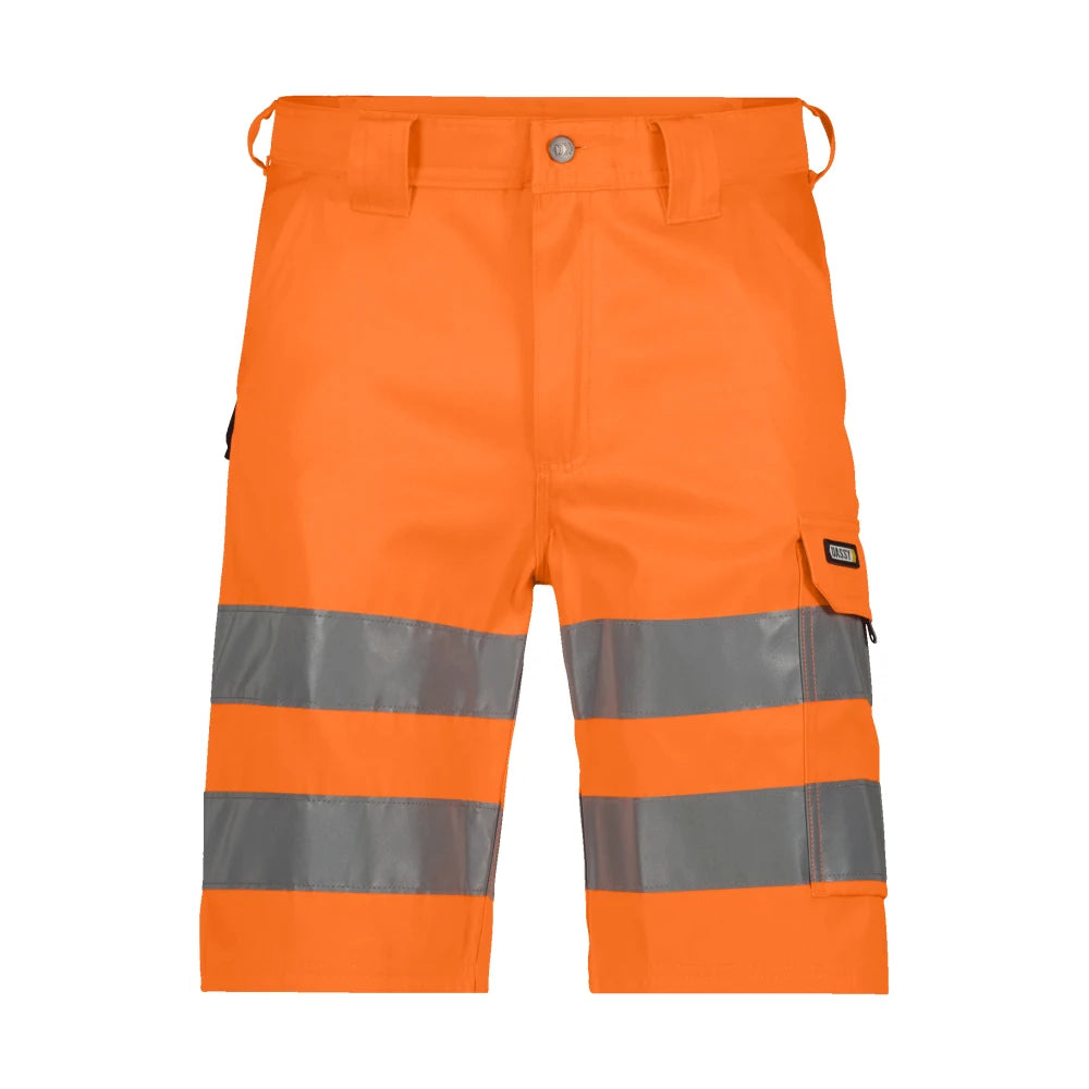 Dassy Idaho Hogezichtbaarheidsshort 245 G/M² Fluo-Oranje