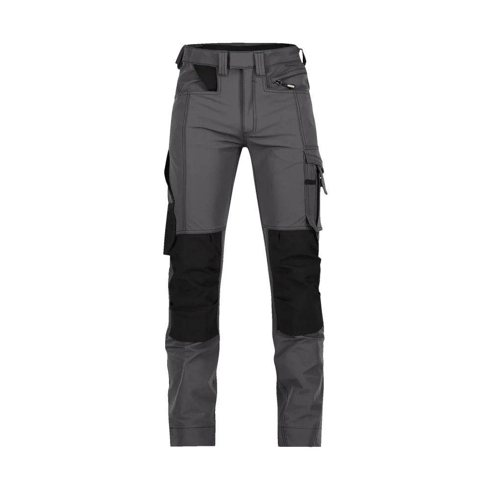 Dassy Impax Stretch Werkbroek Met Kniezakken 210 G/M² Antracietgrijs Zwart