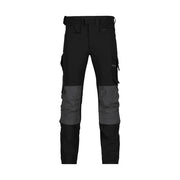 Dassy Impax Stretch Werkbroek Met Kniezakken 210 G/M² Zwart Antracietgrijs