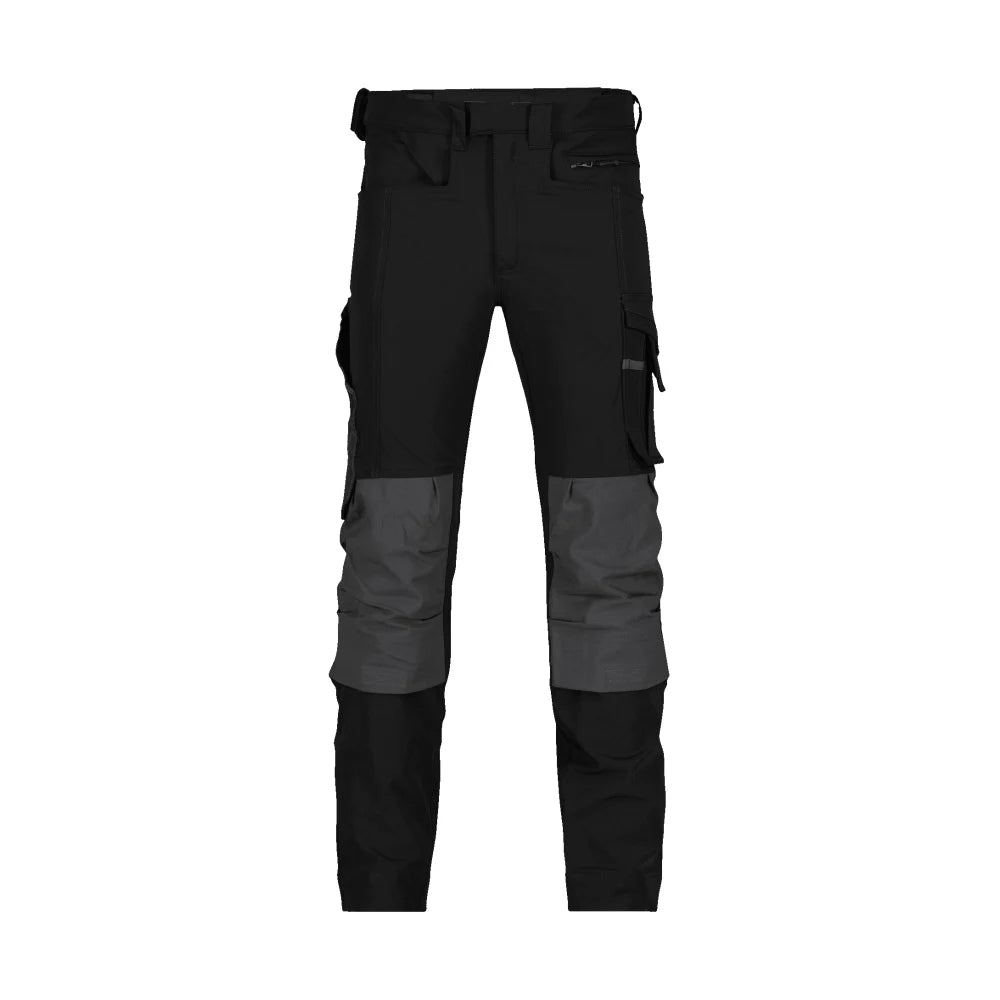 Dassy Impax Stretch Werkbroek Met Kniezakken 210 G/M² Zwart Antracietgrijs