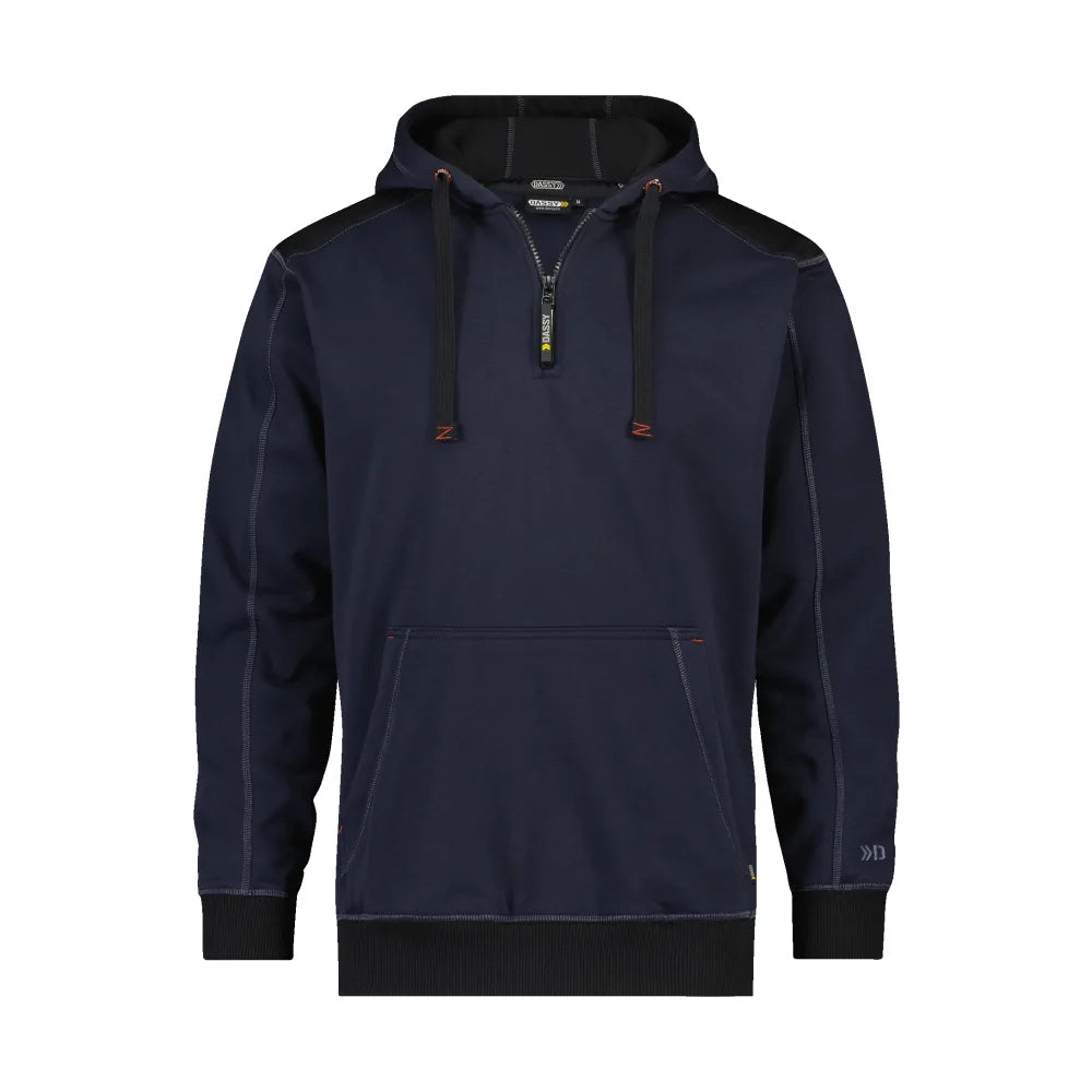 Dassy Indy Sweater Met Kap 340 G/M² Nachtblauw Zwart