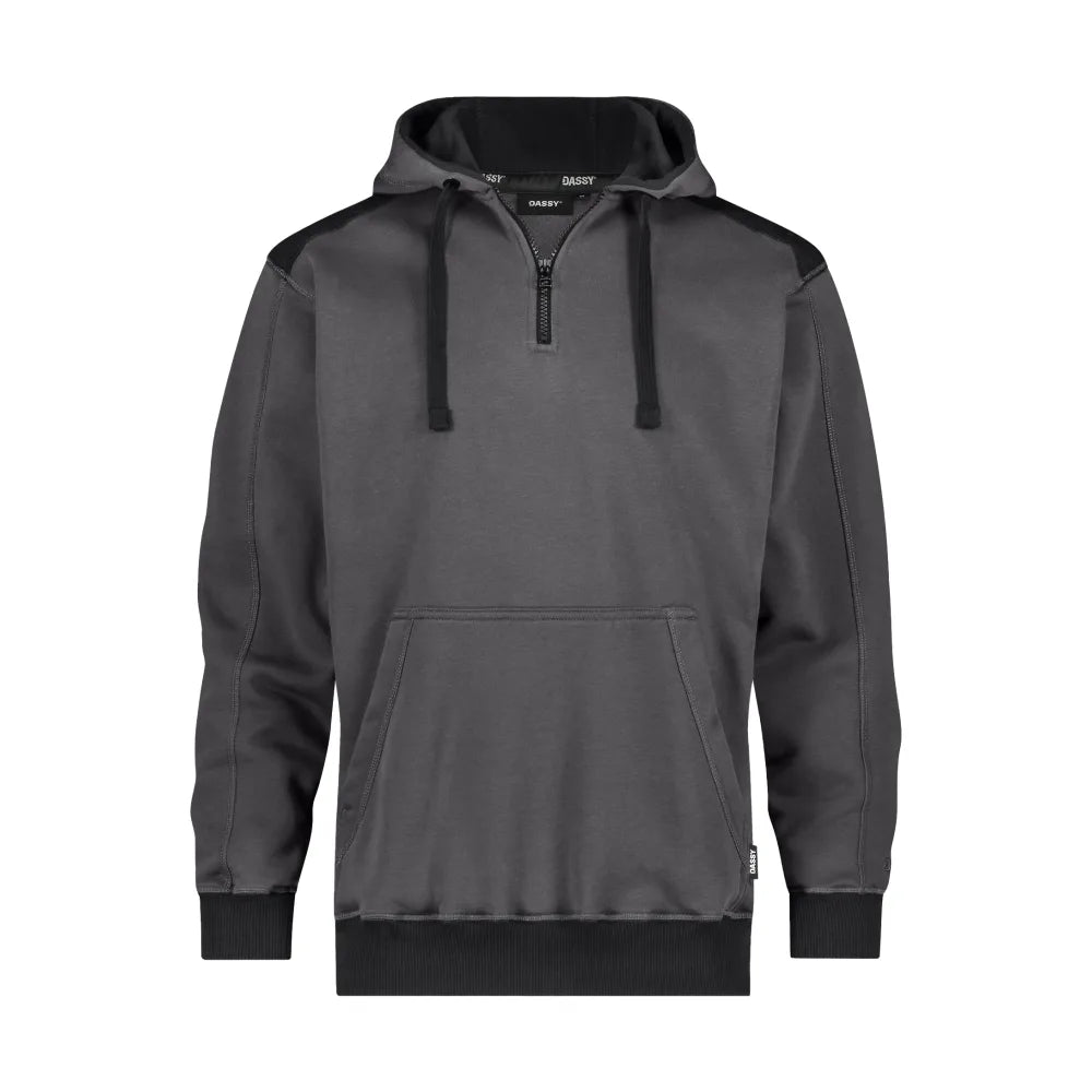 Dassy Indy Next Sweater Met Kap 340 G/M² Antracietgrijs Zwart