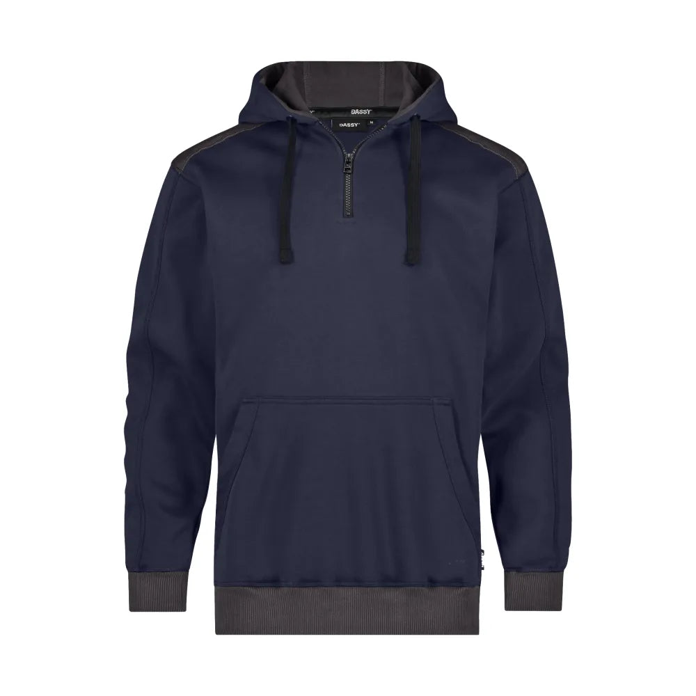 Dassy Indy Next Sweater Met Kap 340 G/M² Nachtblauw Antracietgrijs