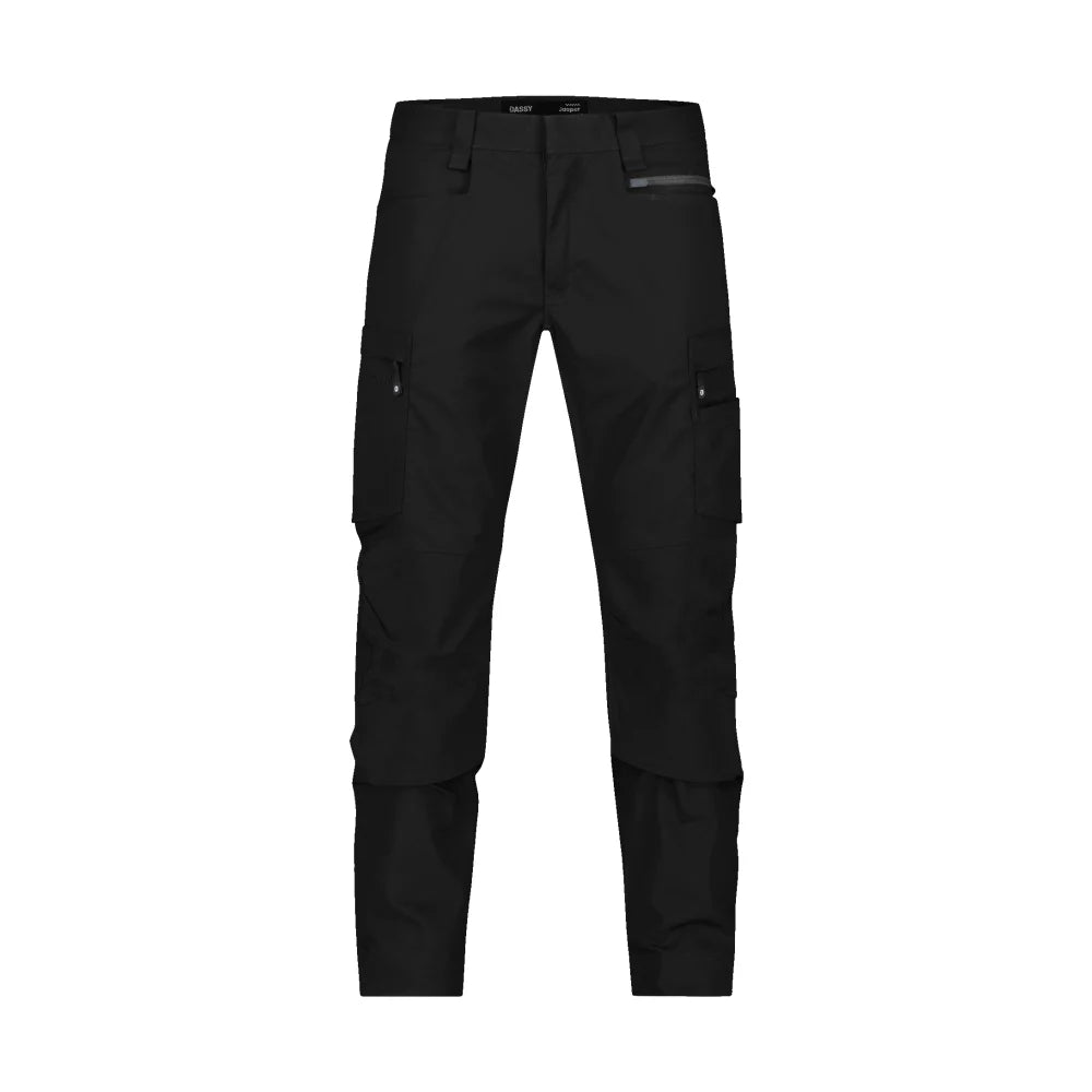 Dassy Jasper Werkbroek Met Kniezakken 250G/M² Zwart