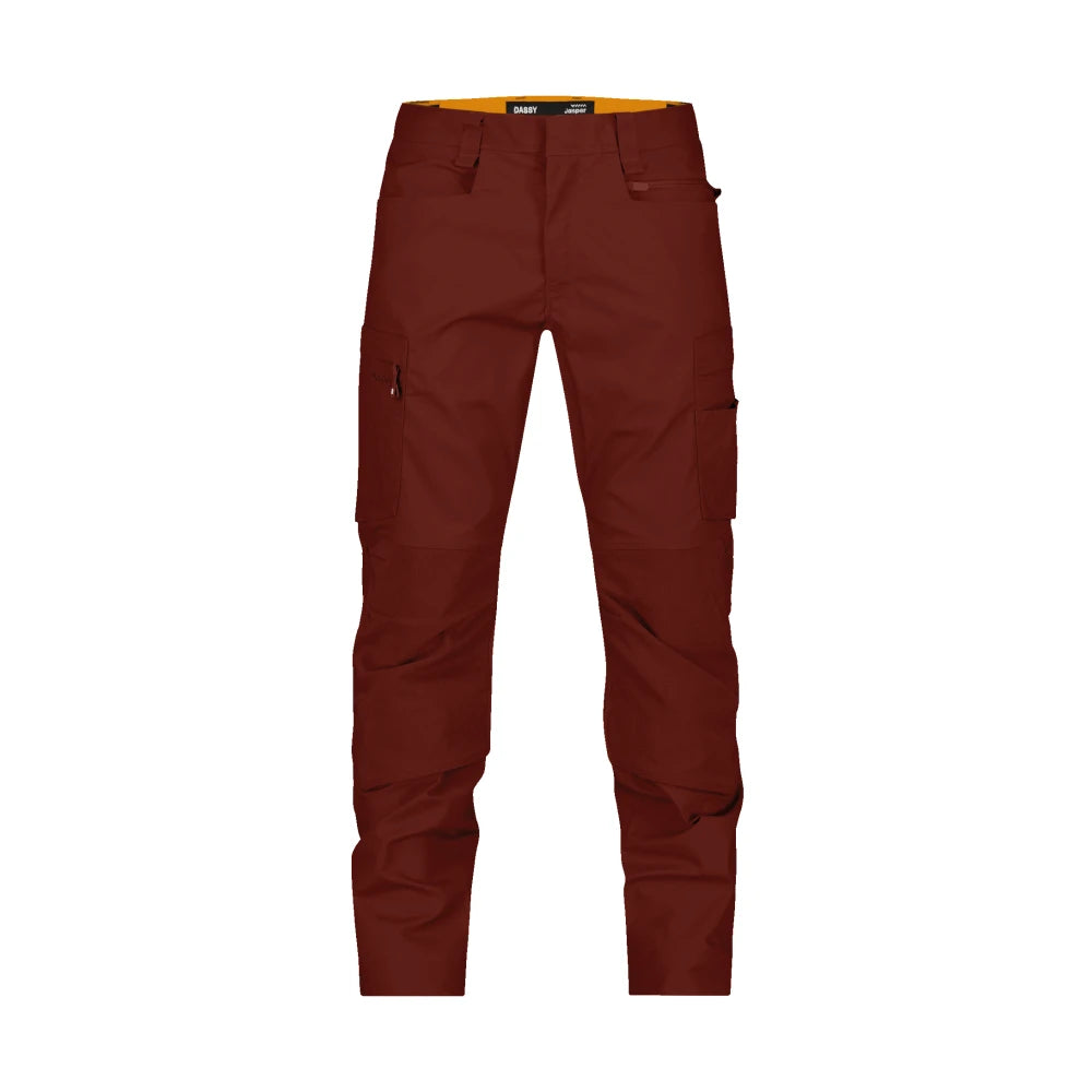 Dassy Jasper Werkbroek Met Kniezakken 250G/M² Baksteenrood