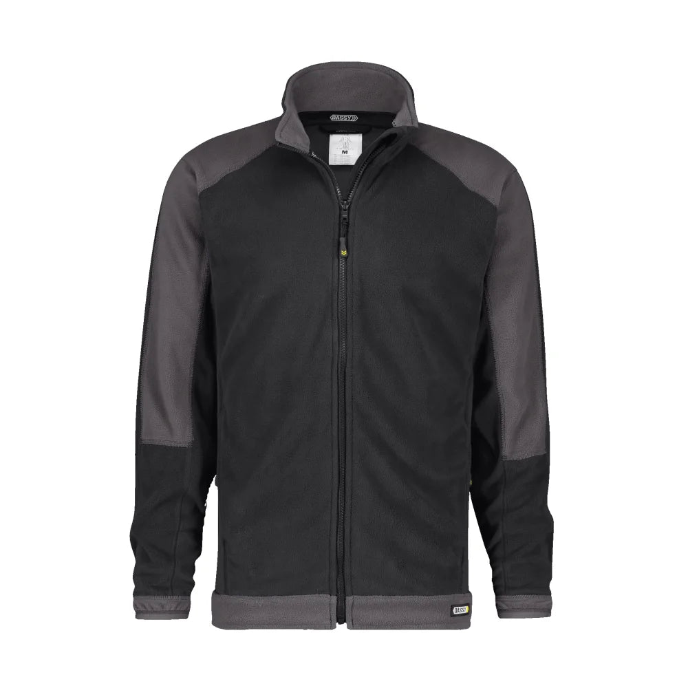 Dassy Kazan Tweekleurige Fleecevest 260 G/M² Zwart Cementgrijs