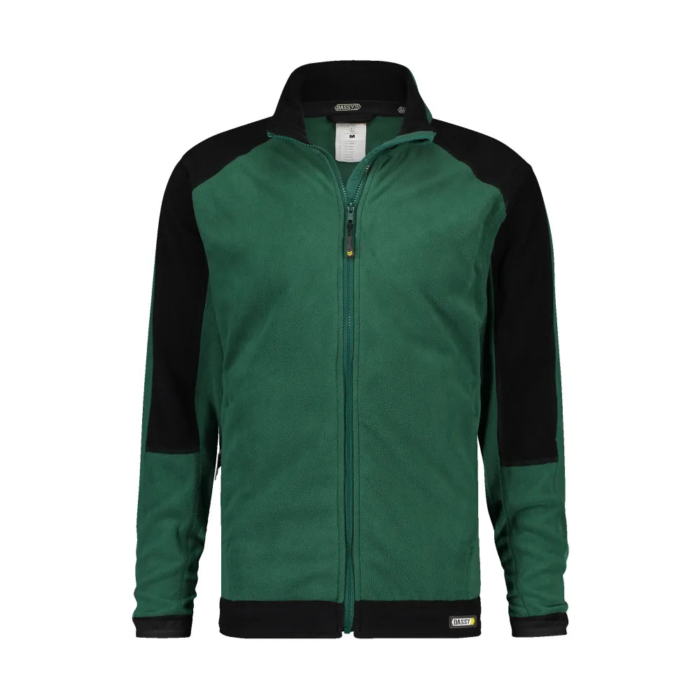 Dassy Kazan Tweekleurige Fleecevest 260 G/M² Flessengroen Zwart
