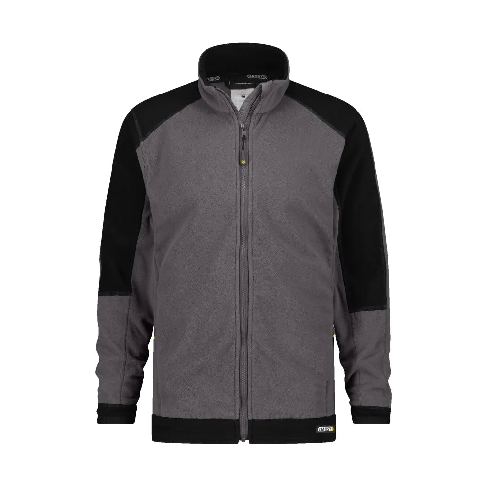 Dassy Kazan Tweekleurige Fleecevest 260 G/M² Cementgrijs Zwart