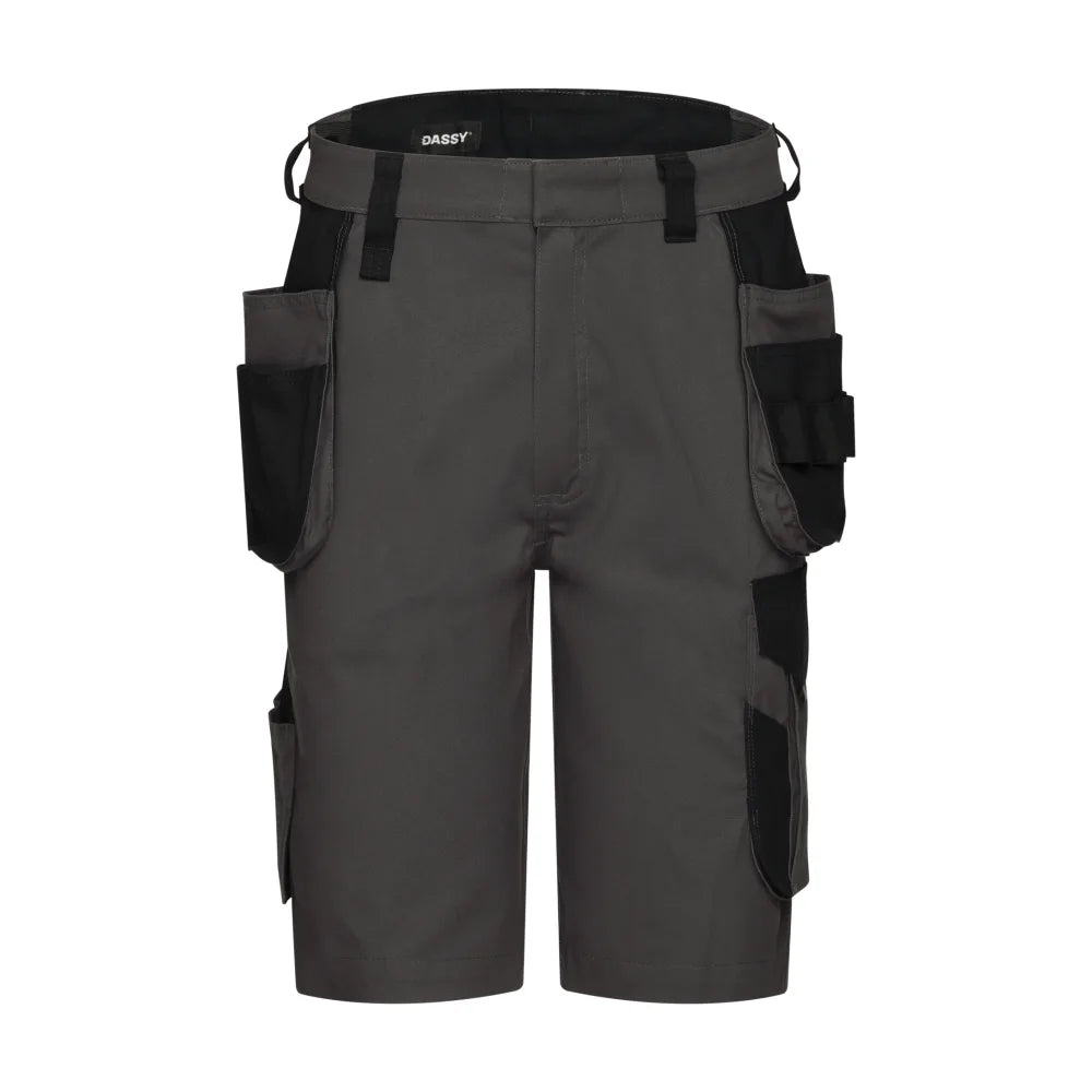Dassy Kuma Holsterzakkenshort 245 G/M² Antracietgrijs Zwart
