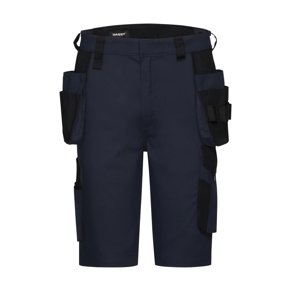 Dassy Kuma Holsterzakkenshort 245 G/M² Nachtblauw Zwart