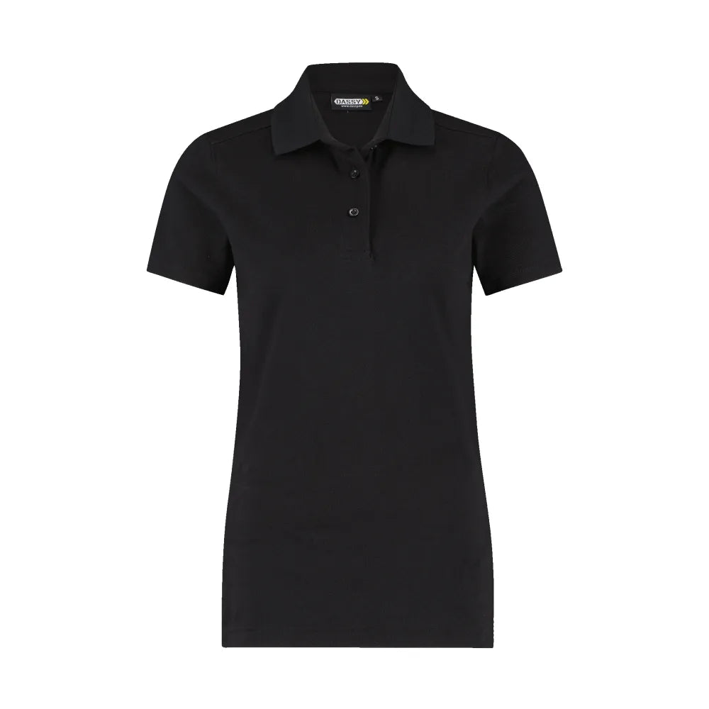 Dassy Leon Women Polo Voor Dames 220 G/M² Zwart