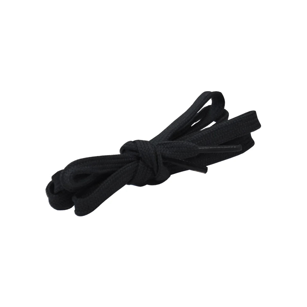 Dassy Leos 120Cm Platte Veters 120Cm 5 Paar Zwart