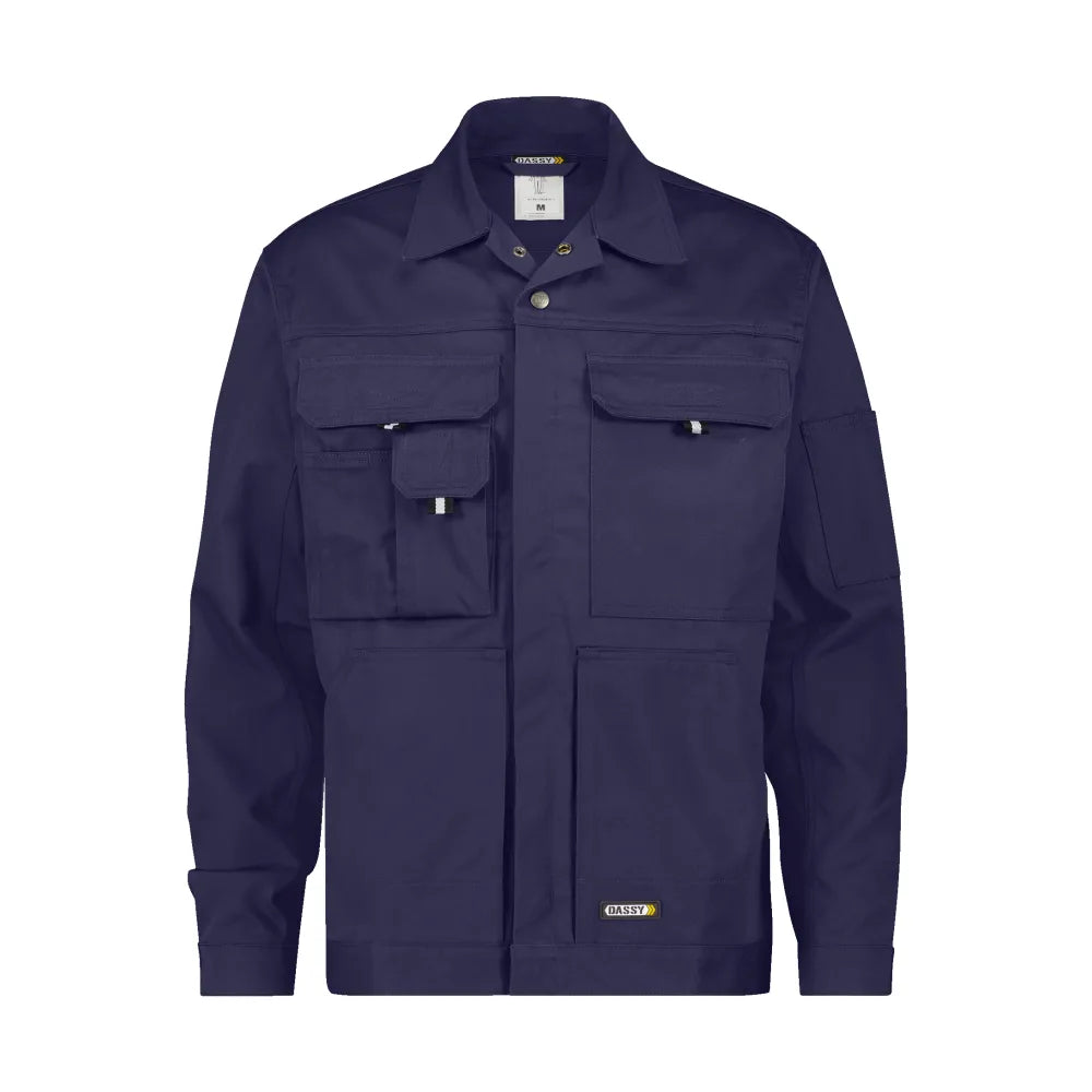 Dassy Locarno Katoen Werkvest 320 G/M² Marineblauw