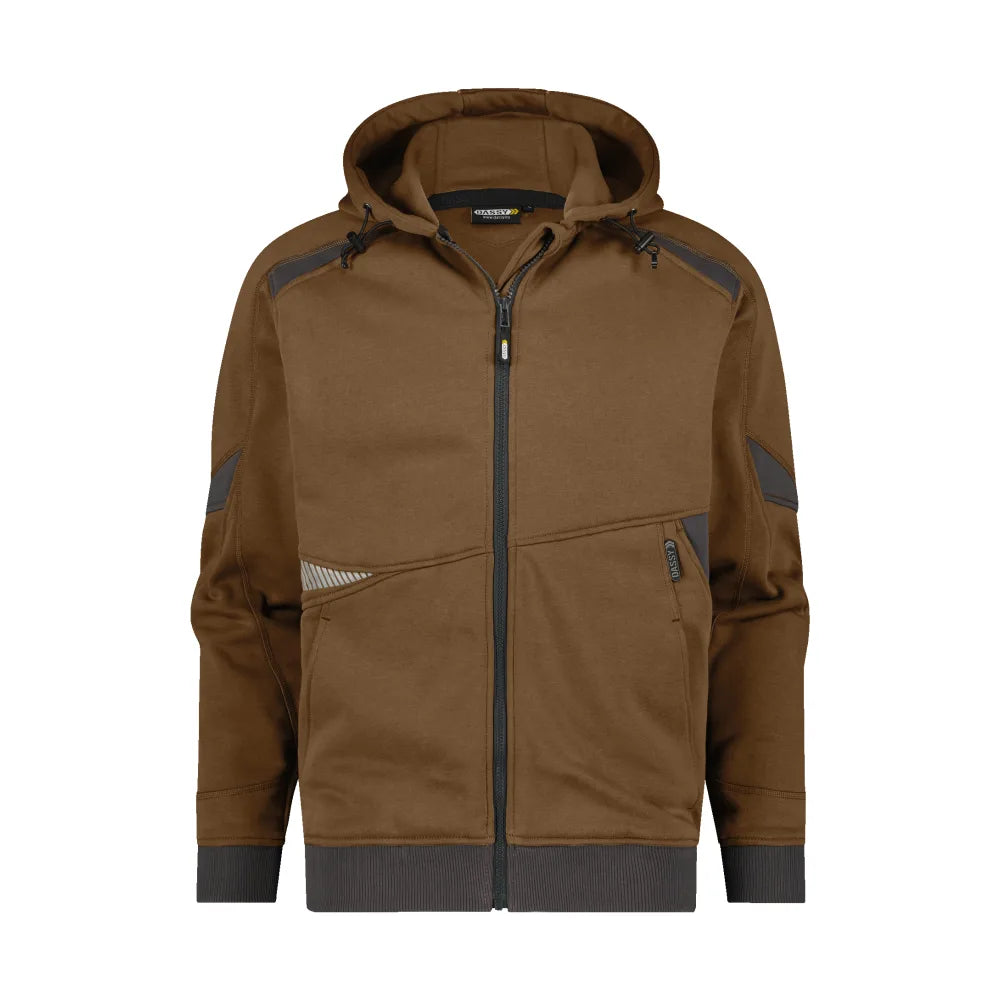Dassy Lunax Hoodie 290 G/M² Leembruin Antracietgrijs
