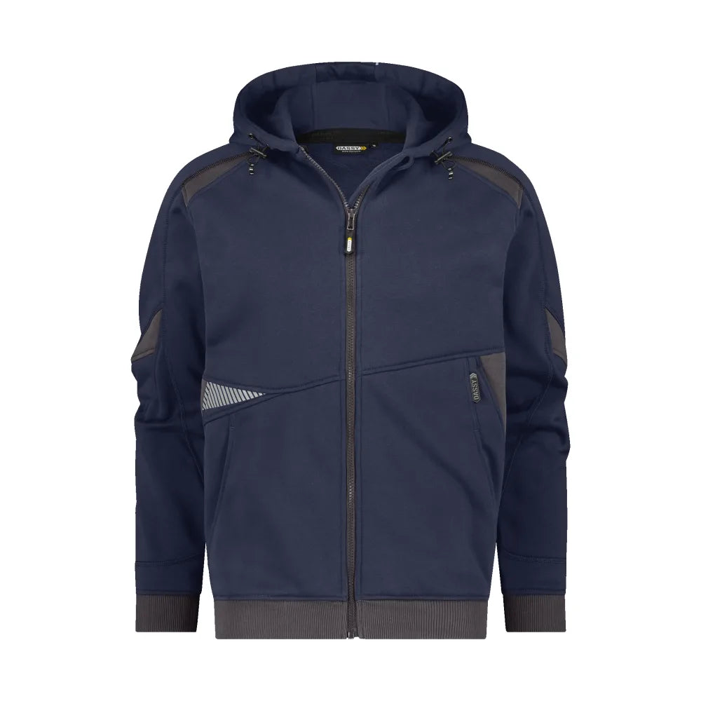 Dassy Lunax Hoodie 290 G/M² Nachtblauw Antracietgrijs