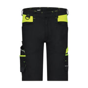 Dassy Manilla Werkshort Met Stretch 245 G/M² Zwart Fluogeel