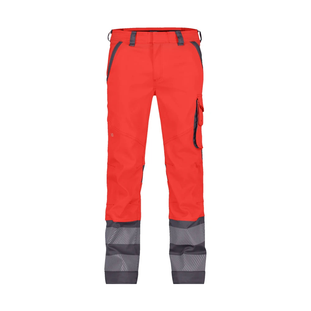 Dassy Minnesota Stretch Hogezichtbaarheidsbroek 270 G/M² Fluorood Cementgrijs