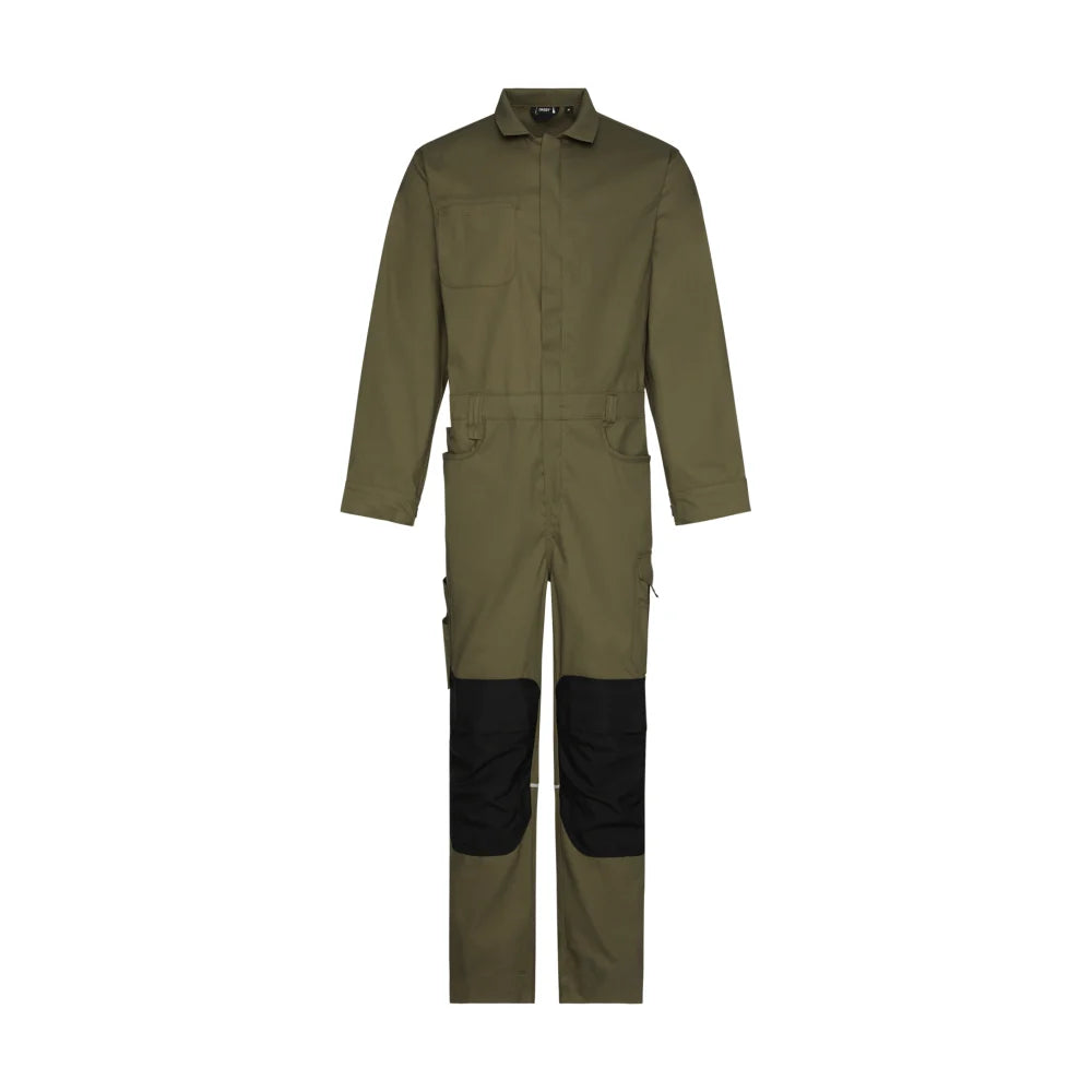 Dassy Moneo Overall Met Kniezakken 245 G/M² Kakigroen Zwart