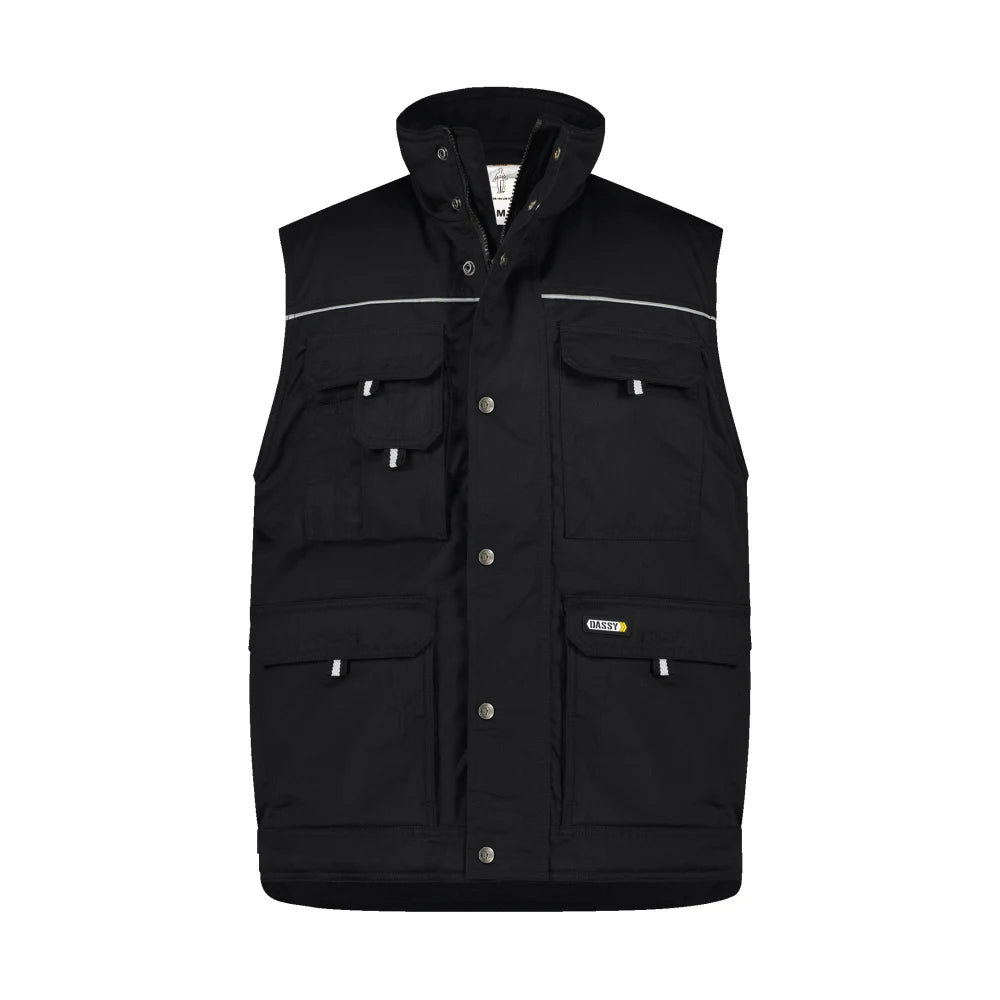 Dassy Mons Bodywarmer 245 G/M² Zwart