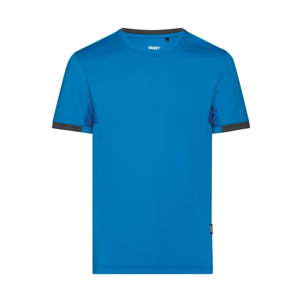 Dassy Nexus Next T-Shirt 140 G/M² Azuurblauw Antracietgrijs