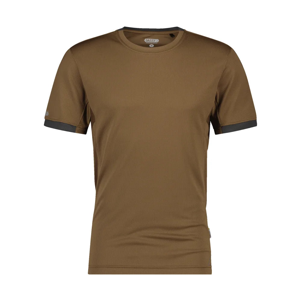 Dassy Nexus T-Shirt 140 G/M² Leembruin Antracietgrijs