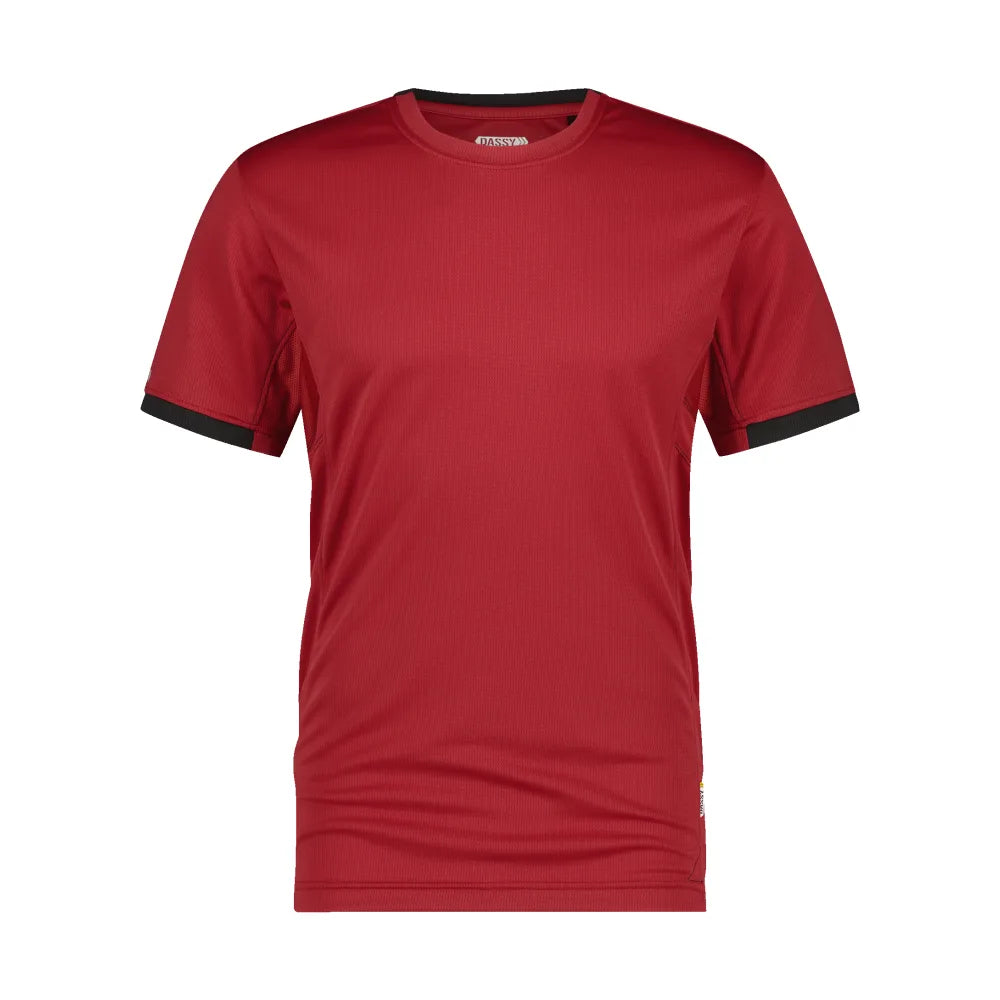 Dassy Nexus T-Shirt 140 G/M² Rood Zwart