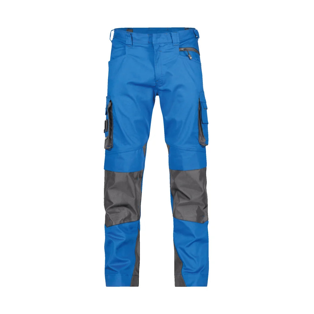 Dassy Nova Werkbroek Met Kniezakken 250 G/M² Azuurblauw Antracietgrijs
